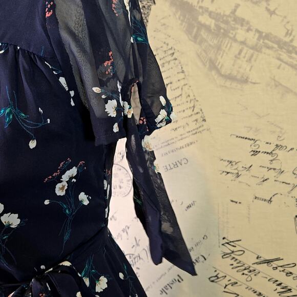 Miami Floral wrap dress size Small - Picture 7 of 12